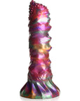 Creature Cocks - Larva Silicone Ovipositor Dildo w/ Eggs - Rainbow