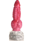 Creature Cocks - Resurrector Phoenix Squirting Silicone Dildo - Red/White - K. P.