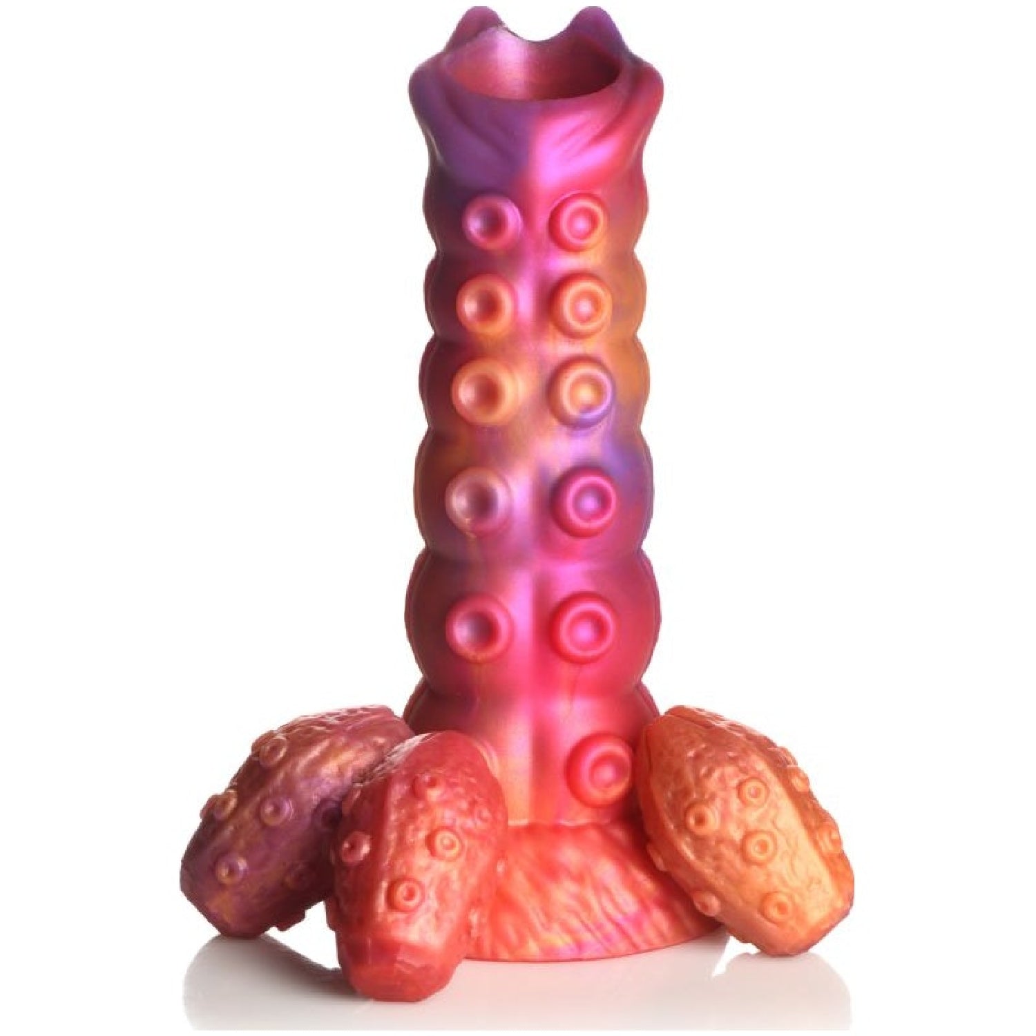 Creature Cocks - Nymphoid Ovipositor Silicone Dildo - Orange - K. P.
