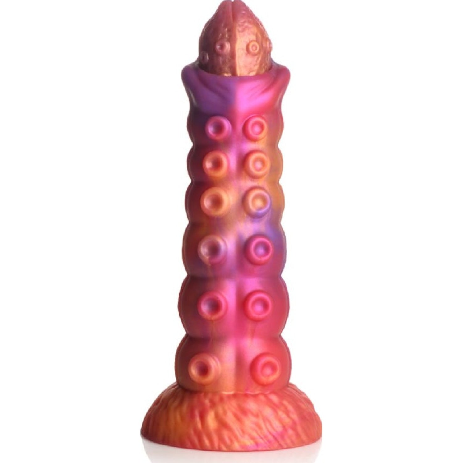 Creature Cocks - Nymphoid Ovipositor Silicone Dildo - Orange - K. P.