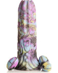 Creature Cocks - Dragon Spawn Dragon Ovipositor Silicone Dildo with Eggs - Pastel - K. P.