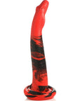 Creature Cocks - Large King Cobra 14" Long Silicone Dong - Red/Black