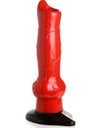 Creature Cocks - Giant 1 Meter Tall Hell-Hound Canine Dildo - Red/Black - K. P.
