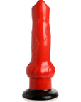 Creature Cocks - Giant 1 Meter Tall Hell-Hound Canine Dildo - Red/Black