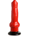Creature Cocks - Giant 1 Meter Tall Hell-Hound Canine Dildo - Red/Black - K. P.