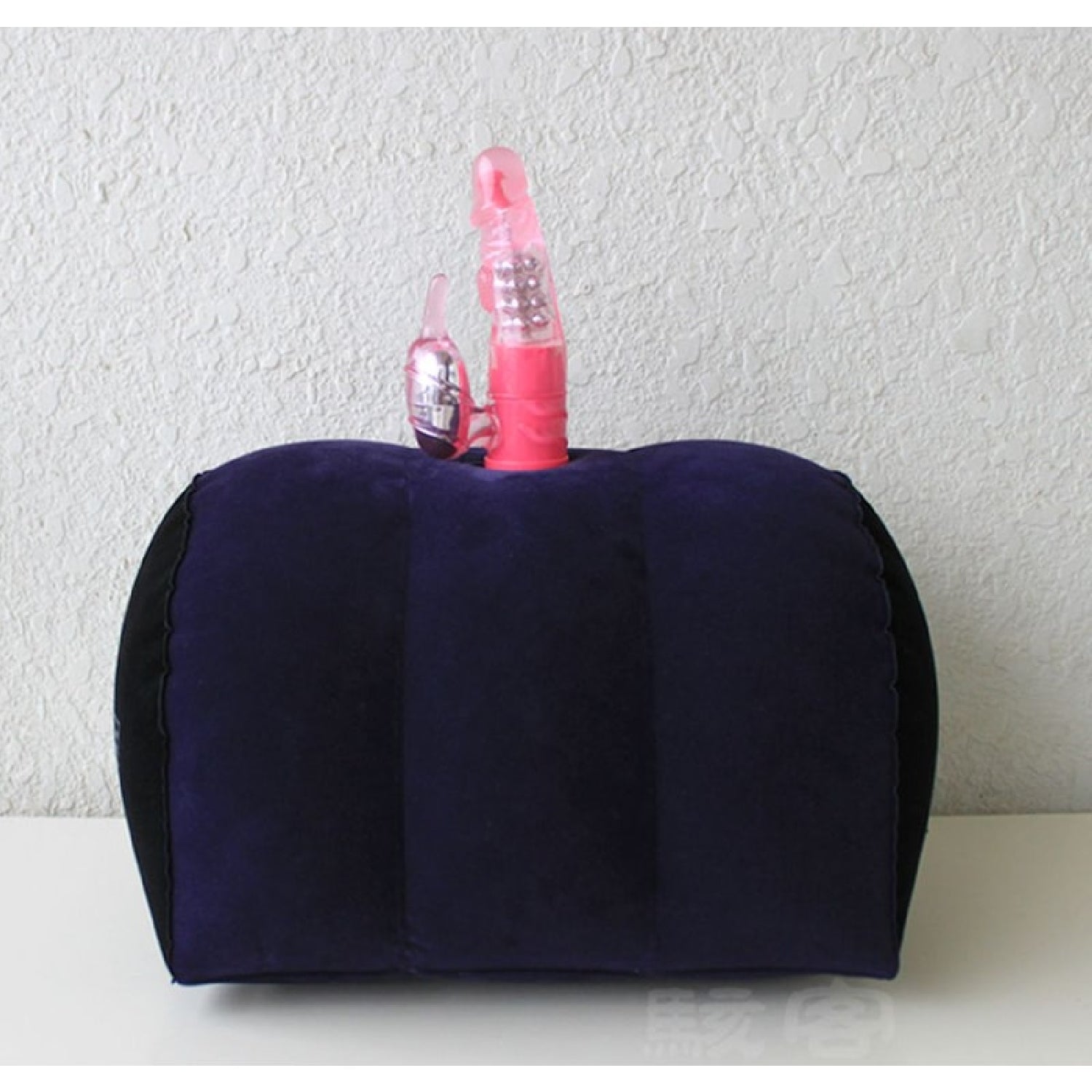 Inflatable Sex Positioning Half Dome Cushion with Toy Holder - K. P.