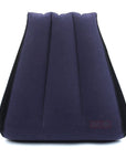 Inflatable Sex Positioning Tapered Wedge Cushion - Blue - K. P.