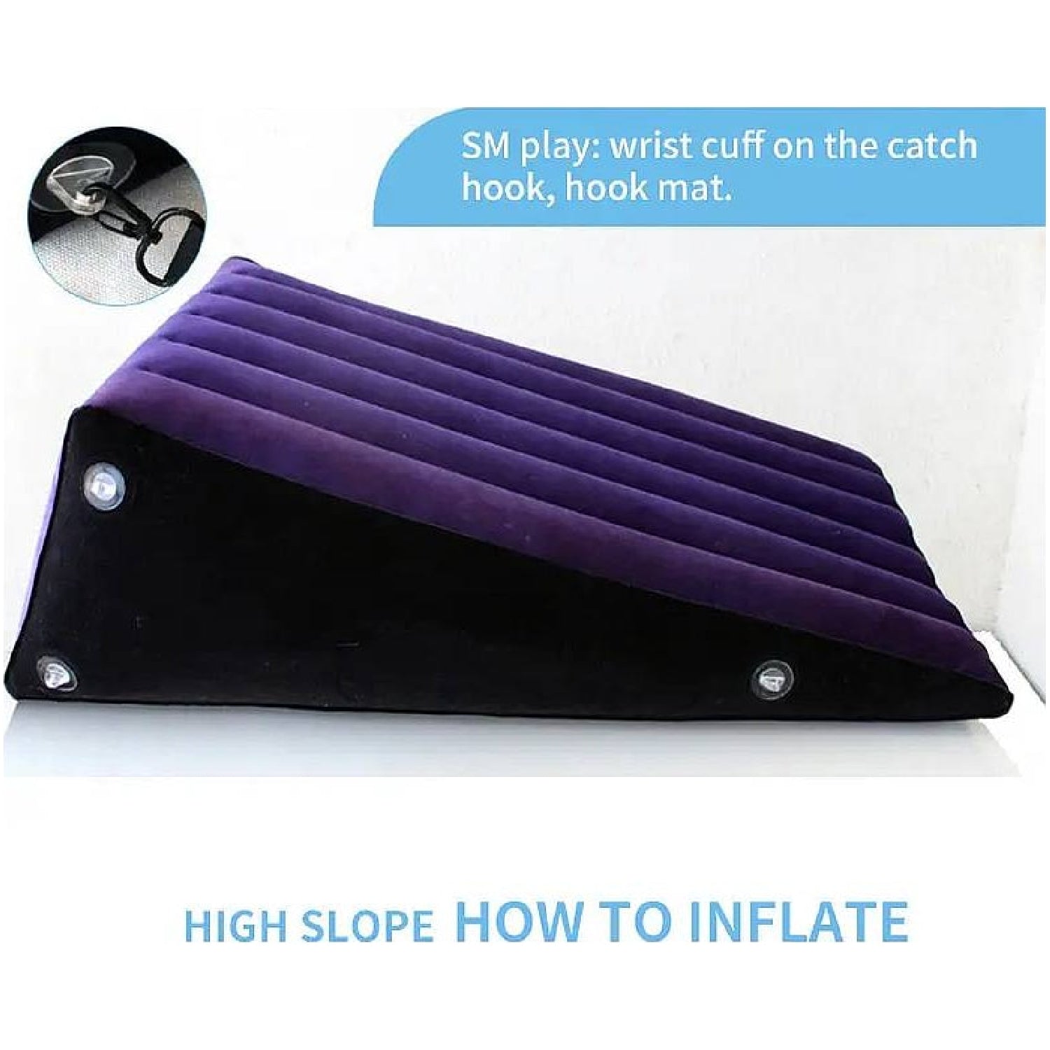 Large Inflatable Sex Positioning Wedge Cushion - K. P.