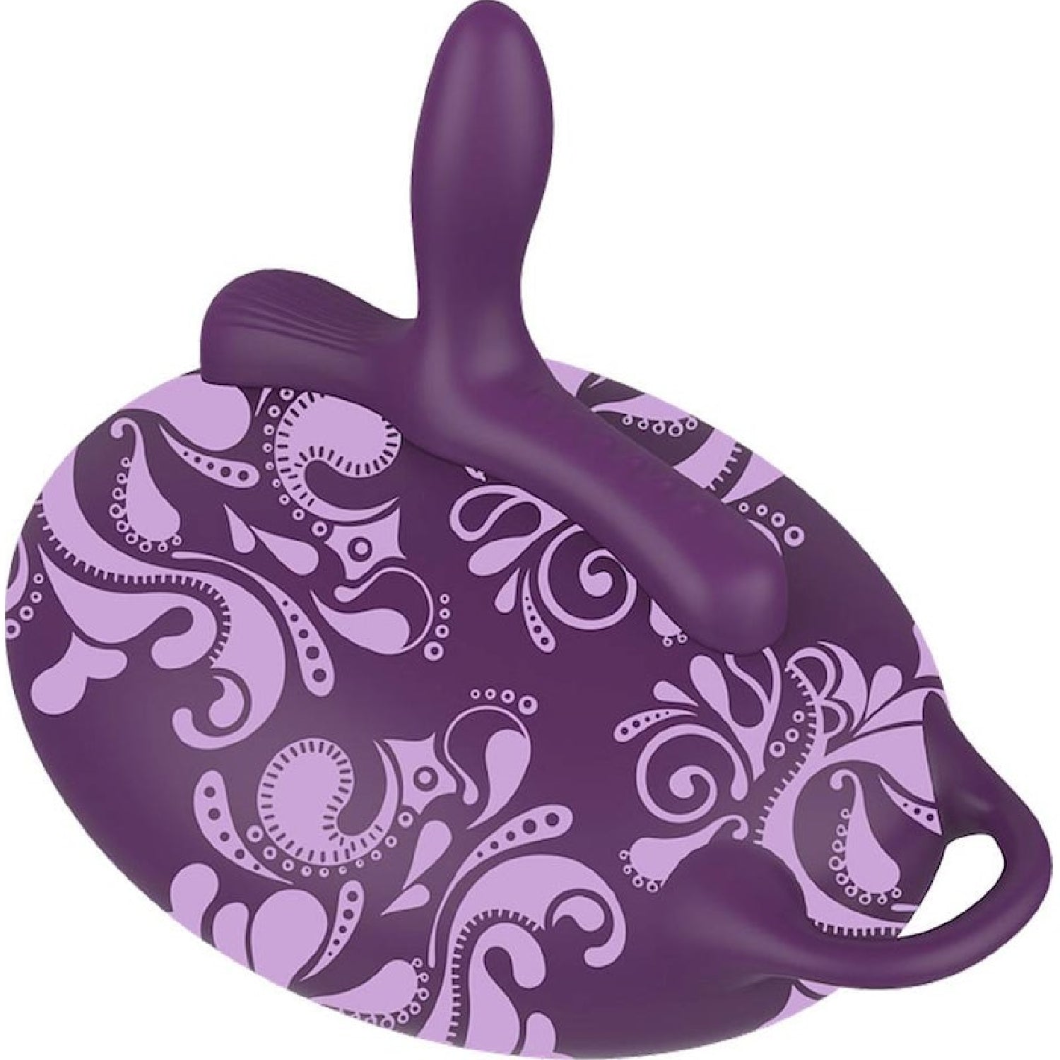 Classic Inflatable Sit-On Vibrator - Purple - K. P.