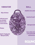 Classic Inflatable Sit-On Vibrator - Purple - K. P.