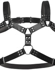 Strict - 6 O-Ring Chest Harness Men - Black - K. P.