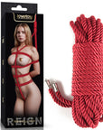 Rebellion Reign Crimson 10m Silky Bondage Rope - Red - K. P.