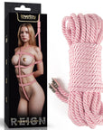 Rebellion Reign Rose 10m Silky Bondage Rope - Pink - K. P.
