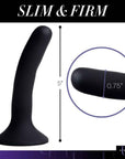 Black Silicone Strap-On Dildo Small