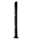 Hosed 19" Realistic Anal Dildo - Black