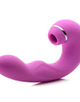 Shegasm 5 Star 10X Tapping G-Spot Vibe w Suction Pink
