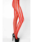 Stella Elyse Coiled Lines Fishnet Tights - Mulitple Colours