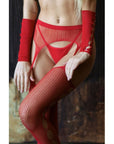 Mesh Net G-String - White