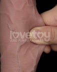 Sliding Skin Pro Dual Layer Silicone Dong 10in