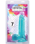 7" Realistic Cock with Balls (Teal)