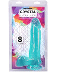 7" Realistic Cock with Balls (Teal)