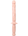 The Classic Manhandler - 10" Dildo Plus Handle (White)
