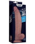 12'' Vibrating Dual Density Power Cock (Flesh)