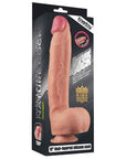 12" Dual Layered Platinum Silicone Cock (Flesh)