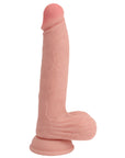 Sliding Skin Abby - 8.5" Dual Density Dong (Flesh)