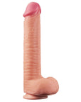 12" Dual Layered Platinum Silicone Cock (Flesh)
