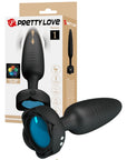Tarion - Light-Up Rechargeable Butt Plug (Black)