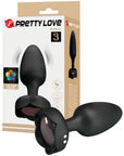 Varian - Light-Up Rechargeable Butt Plug (Black)