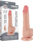7.5'' Sliding Skin Dual Layer Dong (Flesh)