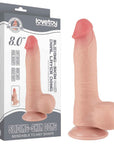 8'' Sliding Skin Dual Layer Dong (Flesh)
