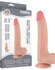 8.5'' Sliding Skin Dual Layer Dong (Flesh)
