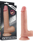 8'' Dual layered Platinum Silicone Cock (Flesh)