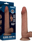 8.5'' Dual Layer Silicone Dong