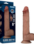 9'' Dual Layer Silicone Dong
