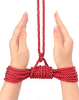 Rebellion Reign Crimson 10m Silky Bondage Rope - Red - K. P.
