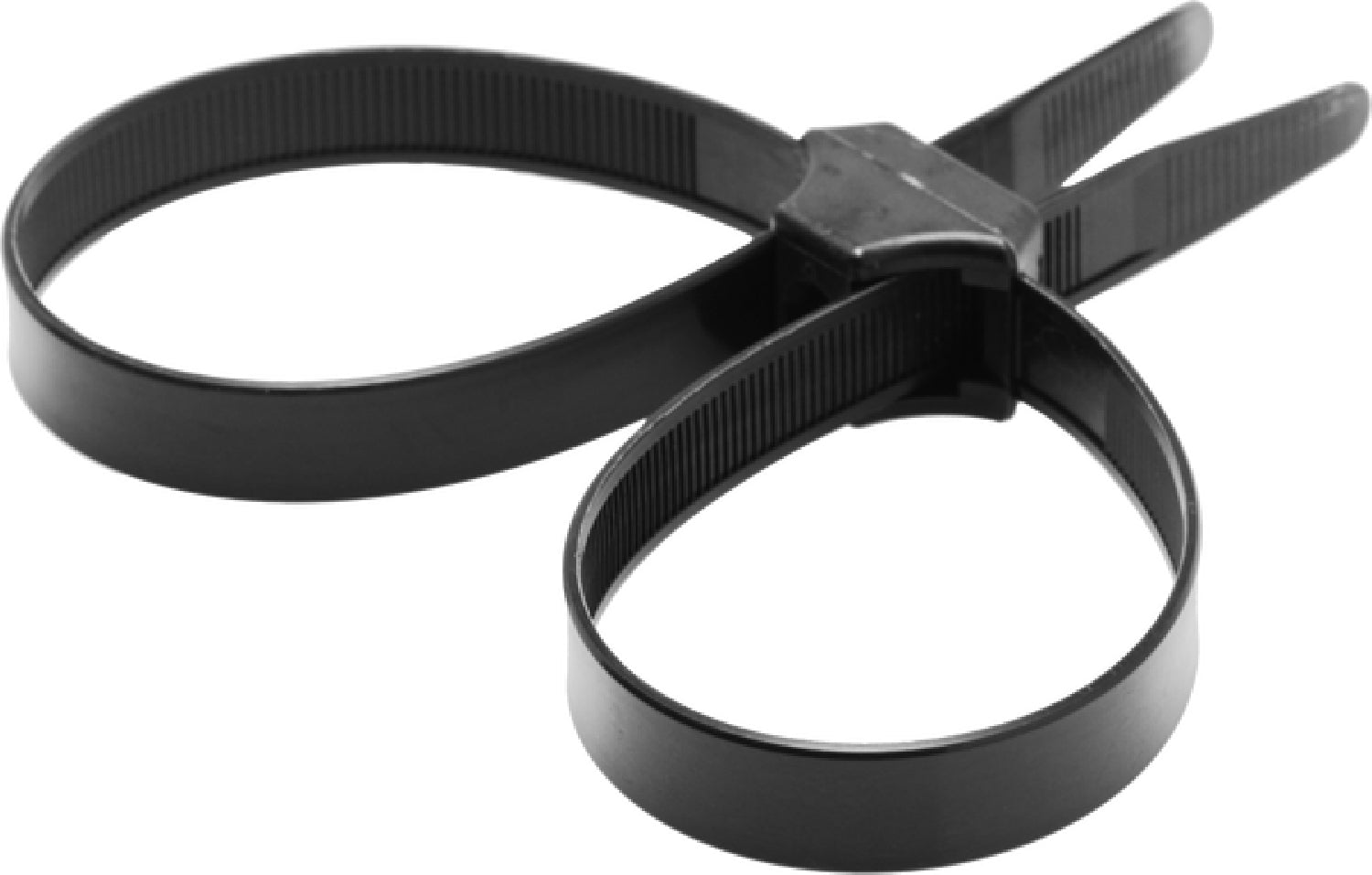 The Master Series - Misbehaved Black Zip Tie Police Cuffs - Black - K. P.