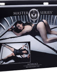 The Master Series - Interlace Bed Restraint Set - Black - K. P.