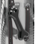 The Master Series - Hound Adjustable Dog Bone Gag - Black - K. P.