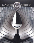 Dark Invader Metal And Silicone Anal Plug - Medium