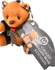 The Master Series - Gagged Teddy Bear Keychain - Brown - K. P.