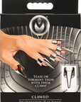 The Master Series - Clawed 5 Piece Sensation Play Rings - Silver - K. P.
