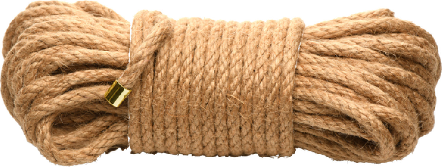 The Master Series - Tied Up Ultra Premium Braided Jute Rope 50 Ft - Brown - K. P.