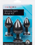 Silicone Gem Anal Kit - Black - K. P.