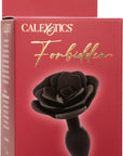 Forbidden - Small Rose Anal Plug - Black - K. P.