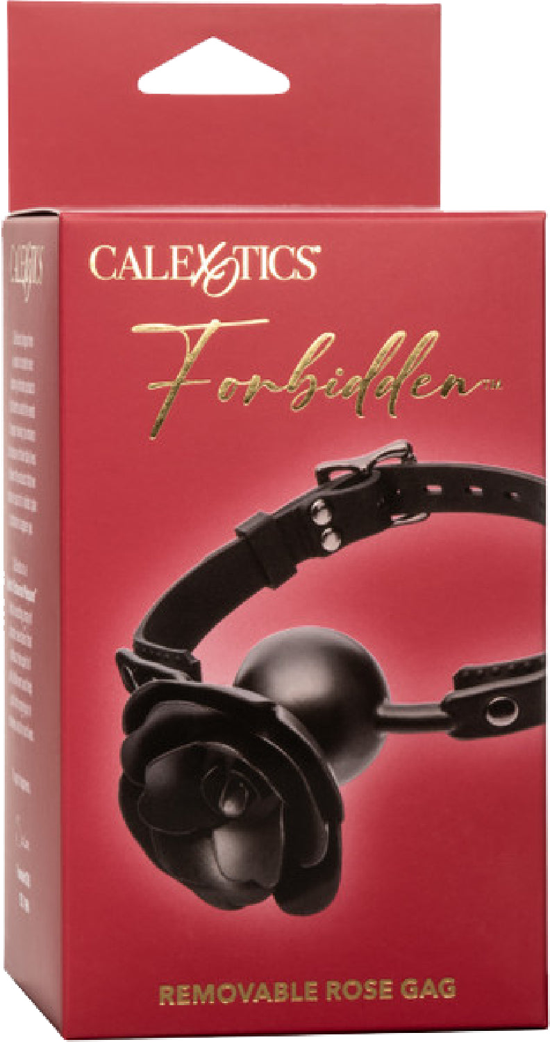 Forbidden - Removable Rose Gag - Black - K. P.