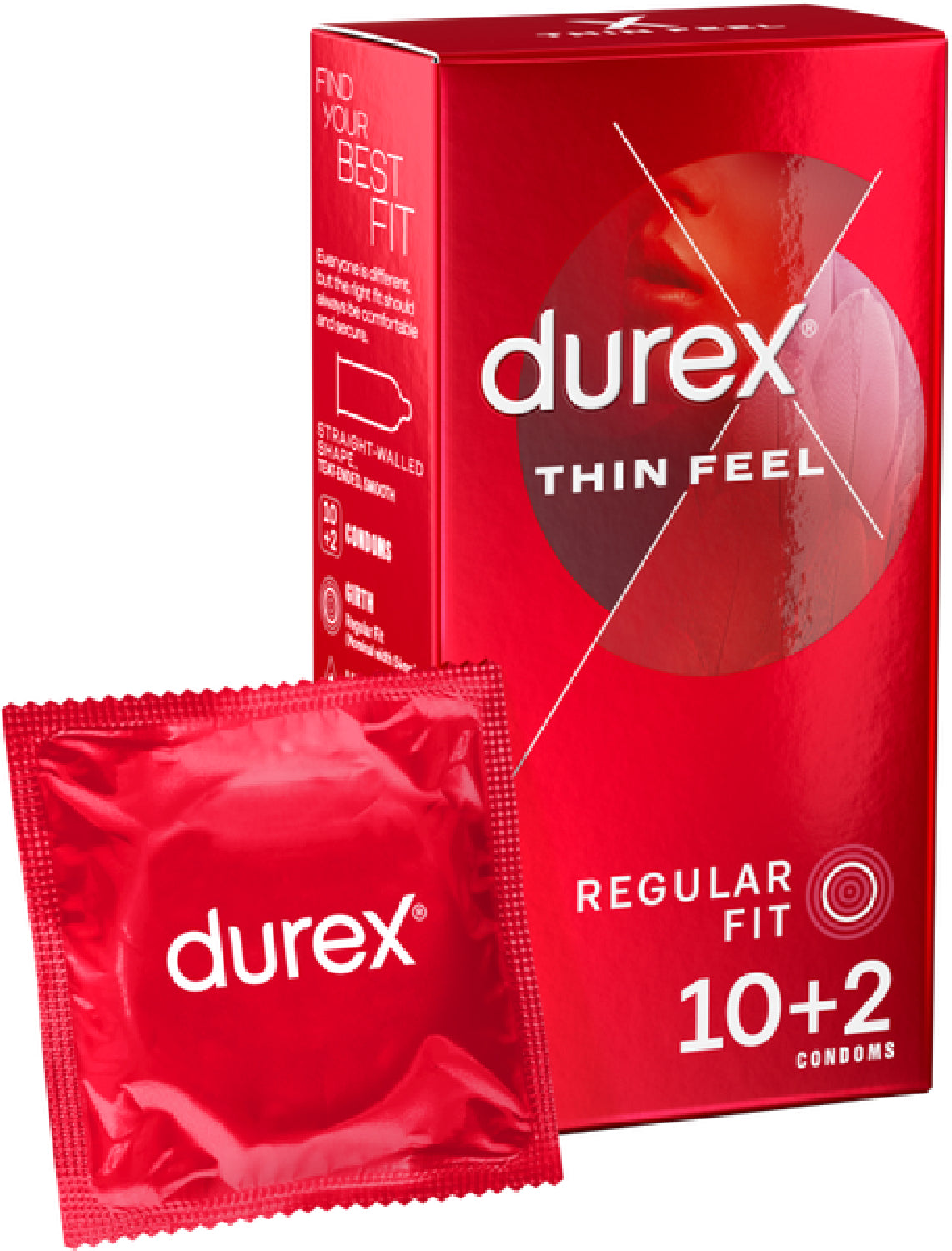 Thin Feel Regular Fit Condoms 10's Plus 2 Free - K. P.